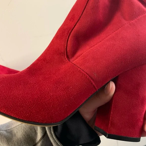 Marc Fisher • Red booties • 8.5 • Great condition! - Picture 8 of 9